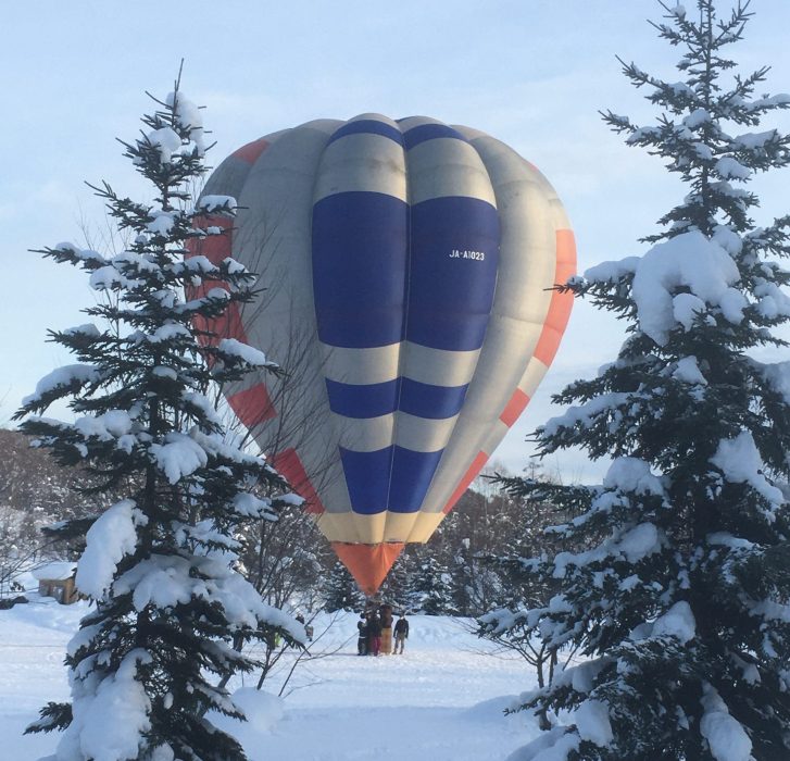 Hot air balooning in Hokkaido